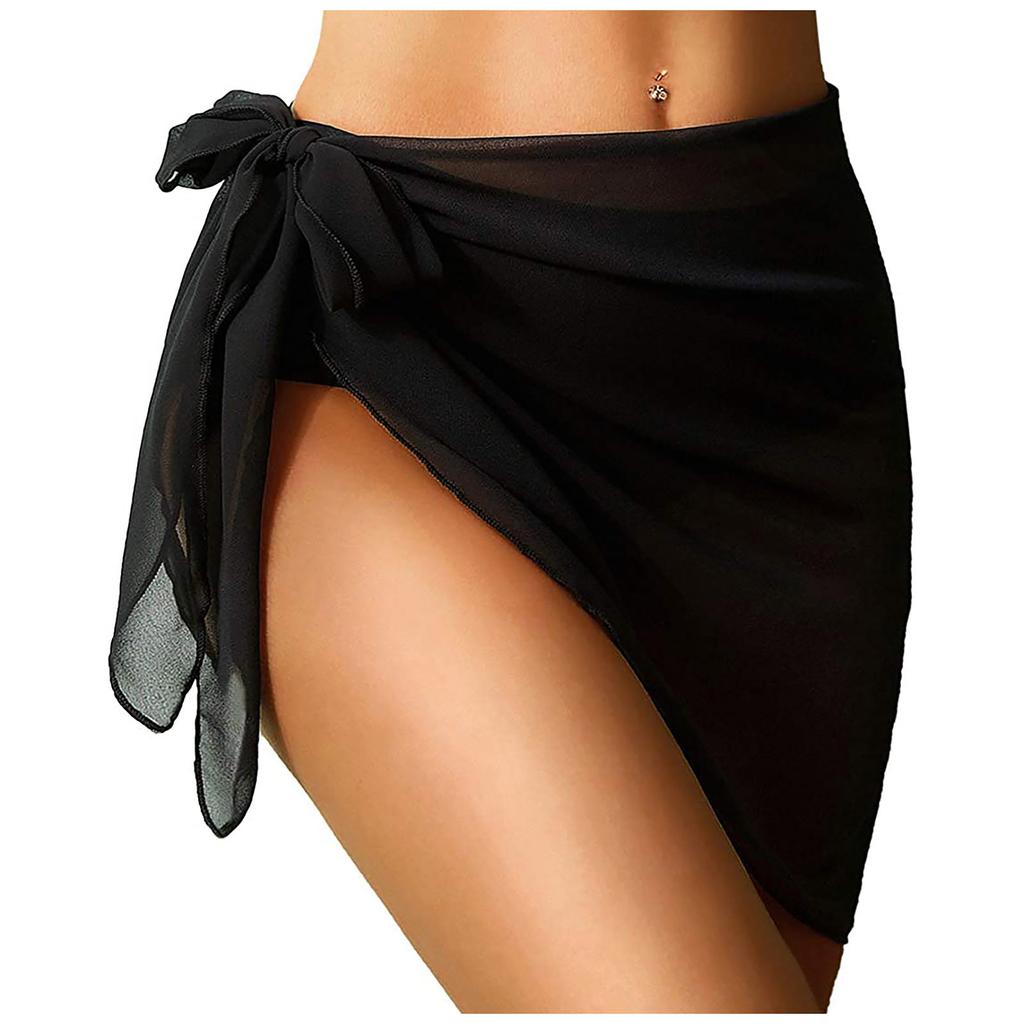 Sarong beach wrap falda transparente bikini abrigo traje de baño comprar a  buen precio — entrega gratuita, reseñas reales con fotos — Joom