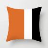 Nordic Orange Pattern Sofa and Bedside Pillow Cover Modern Simple Casual Waist Head Pillow Cushion Cover Pillows Decor Home 45cm