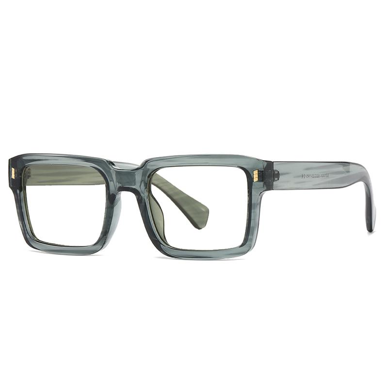Men's Women's Fashion Square Myopia Hyperopia Glasses Photochromic Optics Prescription Glasses Anti Blue Light Filter Glasses