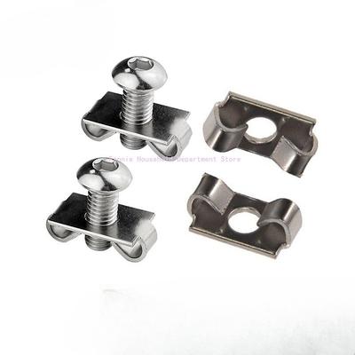 20/50PCS M6 M8 M12 EU Aluminum Profile Elastic Fastener 2020 3030 4040 4545 Butterfly Fastener Built-in Connector Frame Assembly