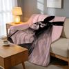 Throw High-Density Short Plush Blanket For Sofa Nap Air-Conditioned Room Soft Skin-Friendly Pop Singer Ariana Grande