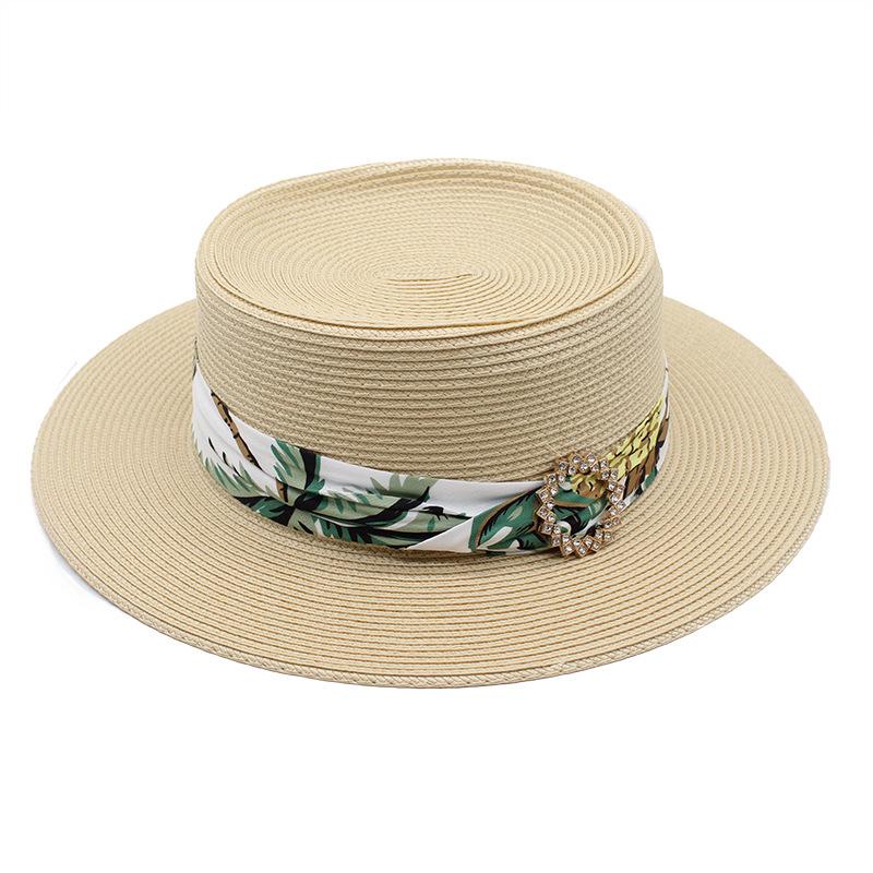 Sunshade Sunscreen Hat Children'S Trend Versatile Straw Hat High-End Atmospheric Seaside Sun Hat