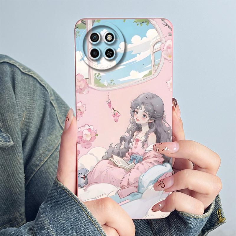 For Itel S23 Phone Case S665L Cover Soft Silicone Cute Panda Flower Boys Girls Painted Shell Cartoon Funda Protect Casing Coque