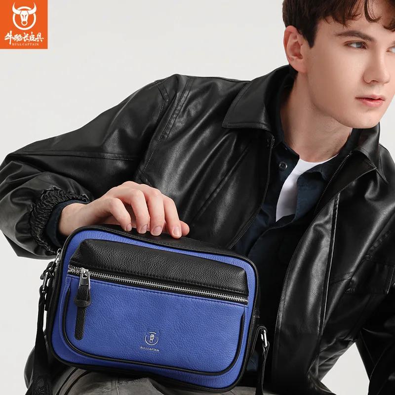 New Single Shoulder Crossbody Men's Casual Trend Soft Silicone Rubber Large Capacity iPad Tablet Horizontal Design