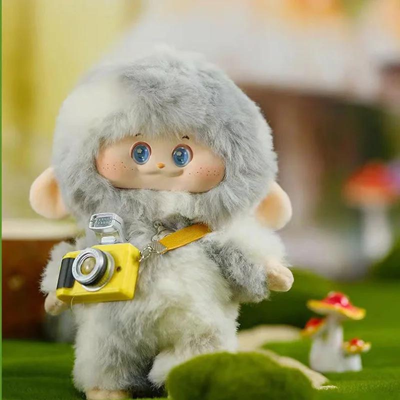 Slepá krabička Pimomo plyšová série Roztomilá vinylová panenka Taška Originální přívěsek Krabička Hračka Stolní ozdoba Sběratelská Dětské překvapení Tajemné dárky