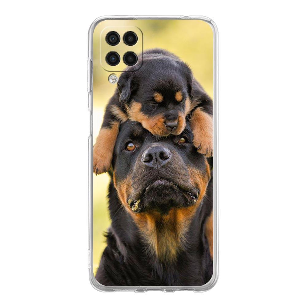 Rottweiler Dog Phone Case For Samsung Galaxy A51 A71 A21S A12 A11 A31 A41 A01 A03S A22 A13 A33 A73 A53 A52 A32 5G A23 Soft Cover