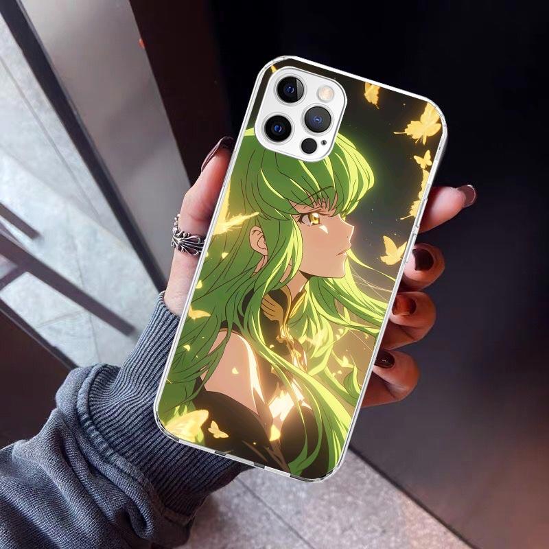 Code Geass Anime Phone Case For iPhone 17 Air 11 13 Mini 14 15 Plus 16 12 Pro Max 16E SE 7 8 Pattern Soft TPU Back Cover 17 Air