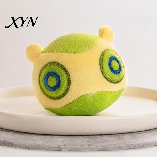 Soft Polyester Stuffed Dolls Mini Plush Squeeze Toy, Cute Stress Relief Figure, Portable Toys Desk Decor, Collectible Trinkets for Kids, Creative Gift