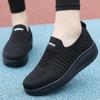Fashion Women Shoes White Wedge Platform Shoes Thick Sole Breathable Casual Shoes Women Spring Summer Mesh Sneakers Fashion Walking