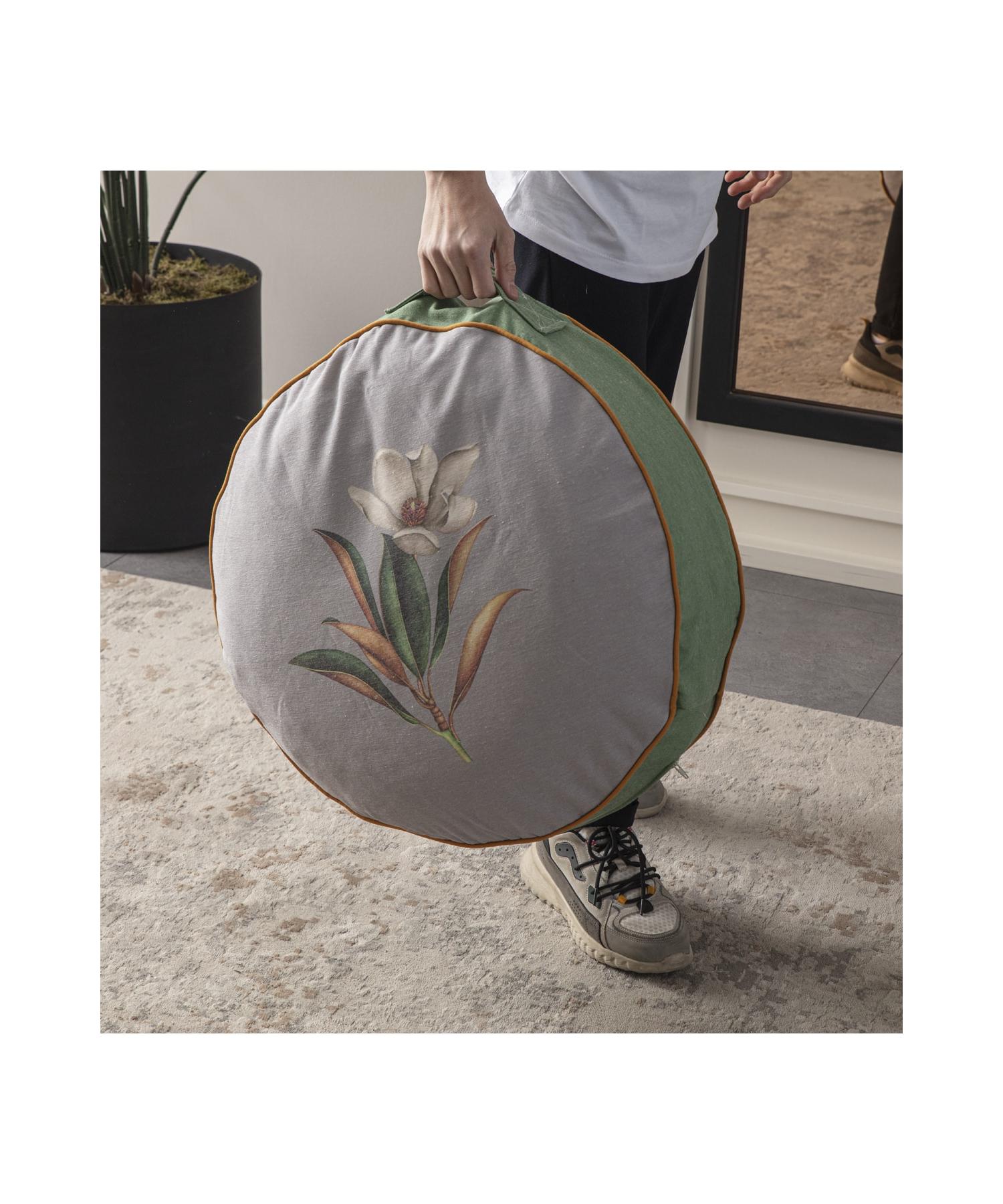 

Декоративная напольная подушка с наполнителем