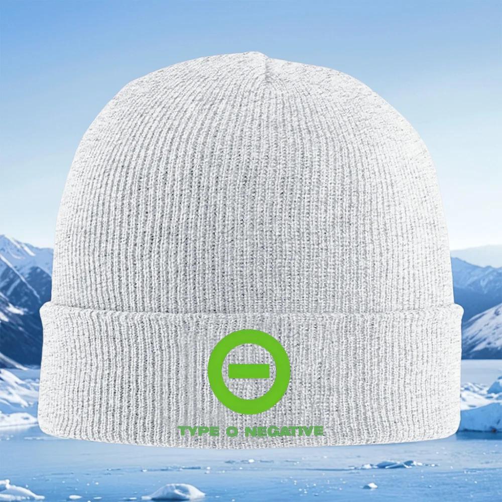 Green circle with horizontal rectangle Knitted Hat Unisex Women Unisex Beanie Pullover Cap Winter Thermal Warm Christmas Outdoor Cy