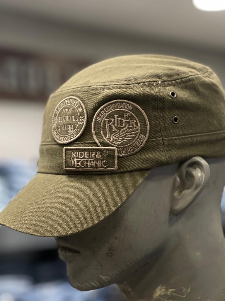 [Buckaroo] Uni Cotton Material Wappen Decoration Solid Military Cap [235AP180P]/Yatap Buckaroo