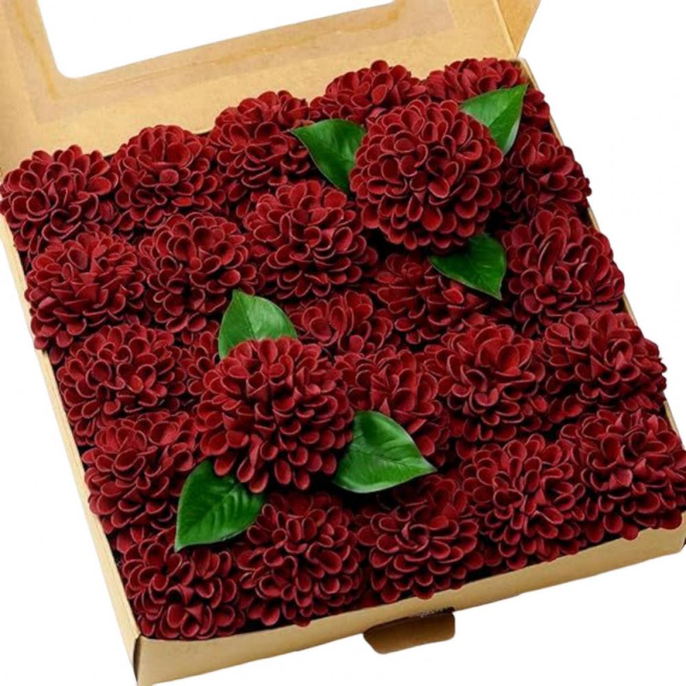 Simulated Hydrangea Flowers Realistic Artificial Hydrangeas for Diy Wedding Bouquets Party Decor Long Stem Fake for Floral