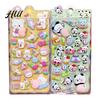 Mobile Phone Case Decal 3D Puffy Stickers Panda Rabbit Bear Animal Squishy for Aesthetic Sticker Assortment Kids Cute Bubble Butt Crafts Decor