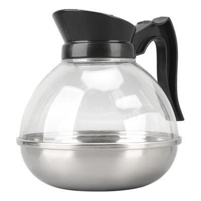 Tetera con Mango Negro Resistencia al Calor Acero Inoxidable Cafetera Hervidor de Café Preparación de Café