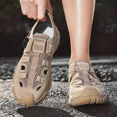 Herren Sommer Atmungsaktive Outdoor Sportschuhe Ausgehöhlte Lässige Wasserdichte Sandalen Bequeme Strandschuhe zapatos para hombre