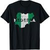 Nigerian Flag Heartbeat Nigeria T Shirts Men Women Pure Cotton Humor Streetwear Tee Shirt Short Sleeve Unisex Loose Clothing