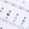 54 61 88 Kláves Elektronické Piano Klávesnice Nálepky s Názvy Zvuků Nálepky na Klávesy