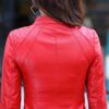 Women Spring and Autumn PU Leather Jacket Outerwear Coat Women's Moto Biker Zipper Jackets