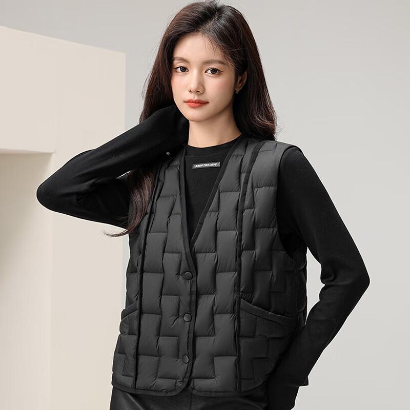 Snowflying Women's Short Down Vest
