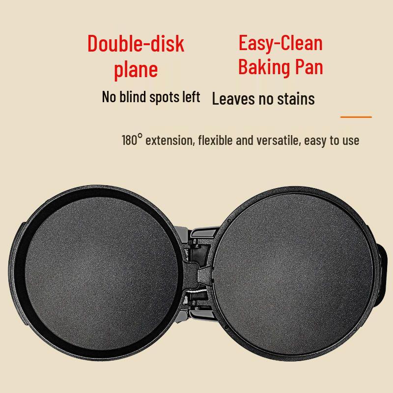 Gammalt märke Automatisk temperaturkontroll Non-stick Dubbelsidig Elektrisk Pannkaksmakare