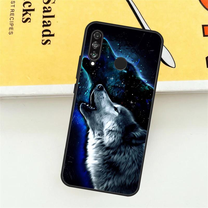 Animal Wolf Galaxy For Huawei Nova Y61 Y73 Y70 Y72 Y60 Y90 Y91 7i 8i 11i 12i 12s 9 10 SE P20 P30 P40 Lite Case