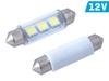 VISION Festoon SV8.5 Bulb 41mm 12V 3x 5050 SMD LED, White, 2 Pcs.