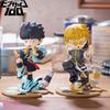 Mob Psycho 100 Anime Figures Gk Reigen Arataka Q Edition Kawaii Sitting Palm Series Model Doll Desktop Ornament Collectible Gift