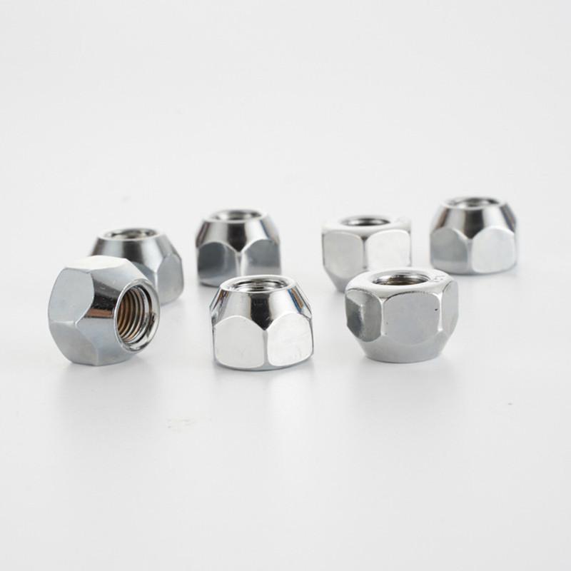 10 pièces Hauteur 16mm Écrous de Roue M12x1.25,M12x1.5, M14x1.5,1/2"-20 Écrous de Roue de Remorque Acorn 21mm Hexagonal