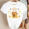 Fashion Womens Pumpkin Spice Coffee Thanksgiving Halloween Casual Crew Neck Short Sleeve Tshirt Women  T Shirt