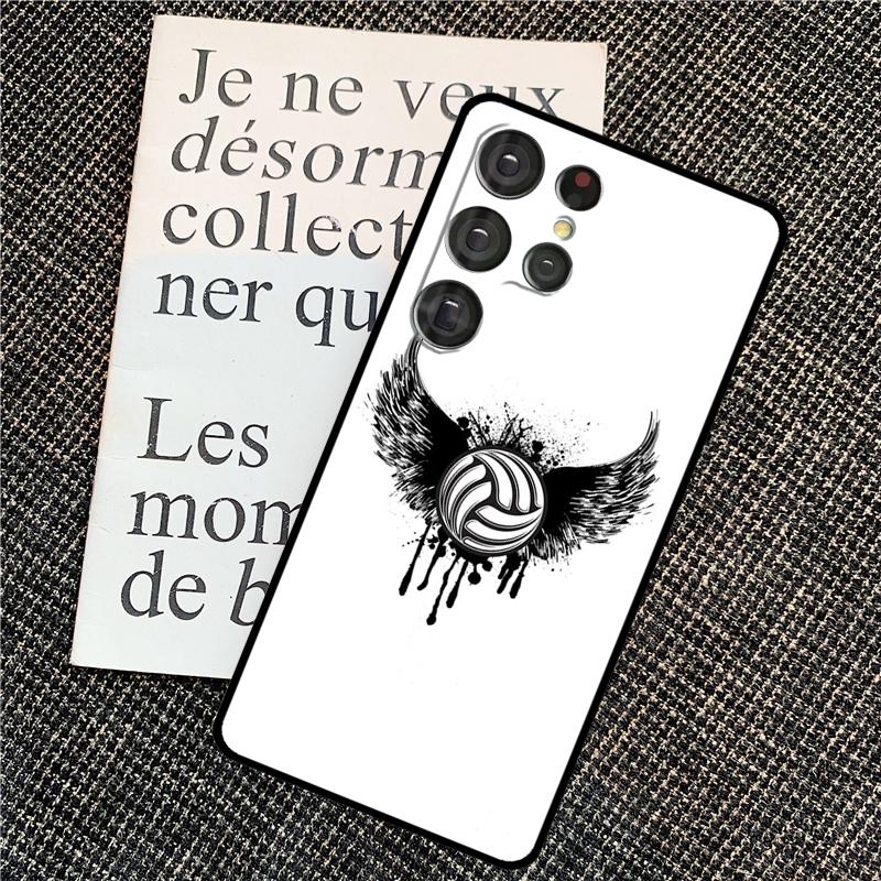

Volleyball Sport Case For Samsung Galaxy S25 Ultra S20 S21 S22 S23 S24 Ultra S9 S10 Plus S24 FE Back Cover Galaxy S24Ultra