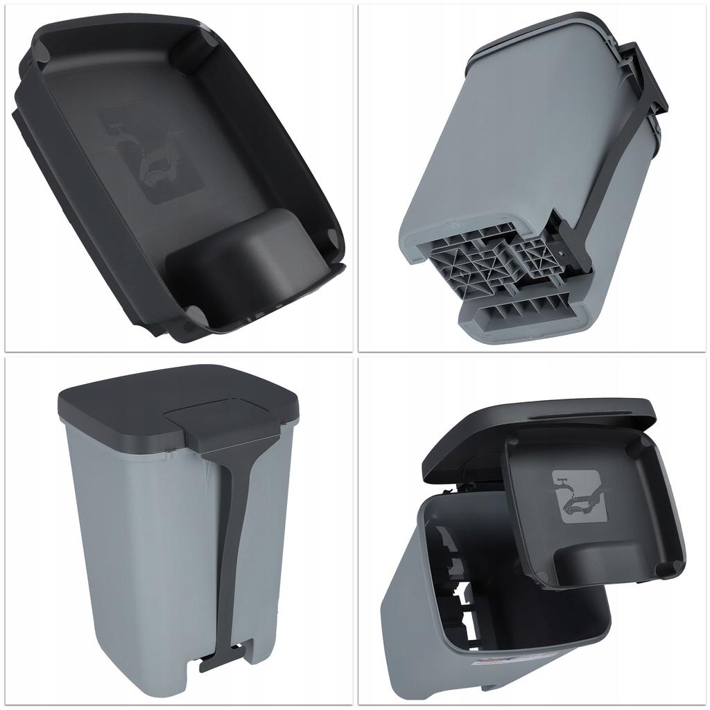 CURVER Graphite Waste Bin