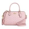 Сумка-тоут через плече Rowan 26 з монограмою з покриттям полотна, середня, рожева, жіноча, CV961-IMPO