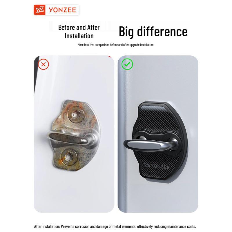 YZ Shock Absorption Pad for Tesla Model 3/Y Door Lock Protection