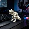 Dinosaur Enthusiast Gift 3D Printed Carnotaurus Ornament Articulated Skeleton Model for Home Office Desk Decoration Dragon Figurine Collectors
