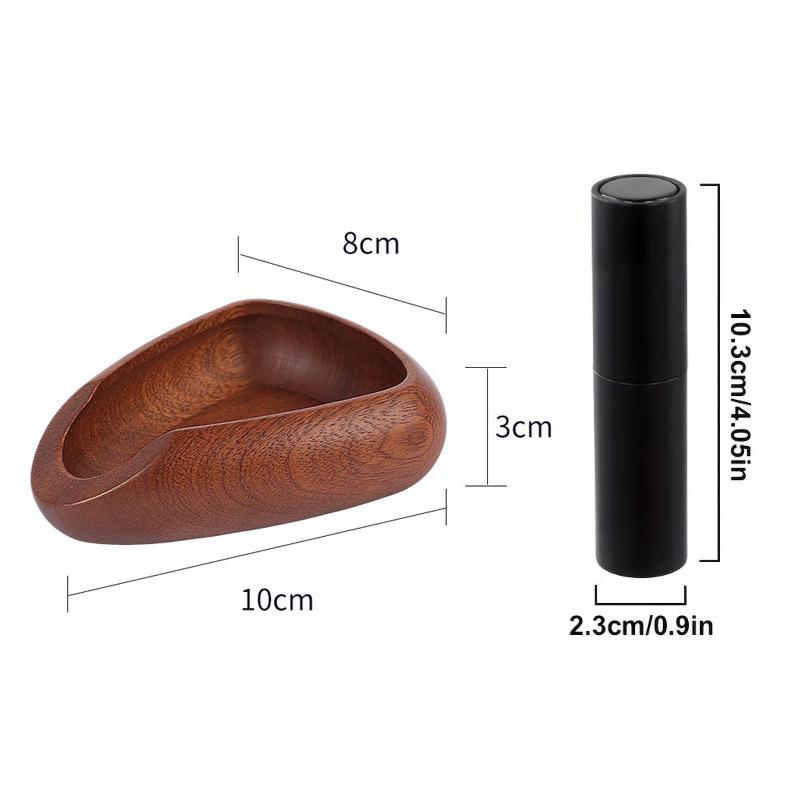 Italian Solid Wood Coffee & Tea Measuring Dish
