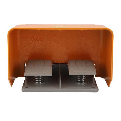Double Foot Switch Automatic Mechanical Dual Action Momentary Power Foot Pedal Switch with