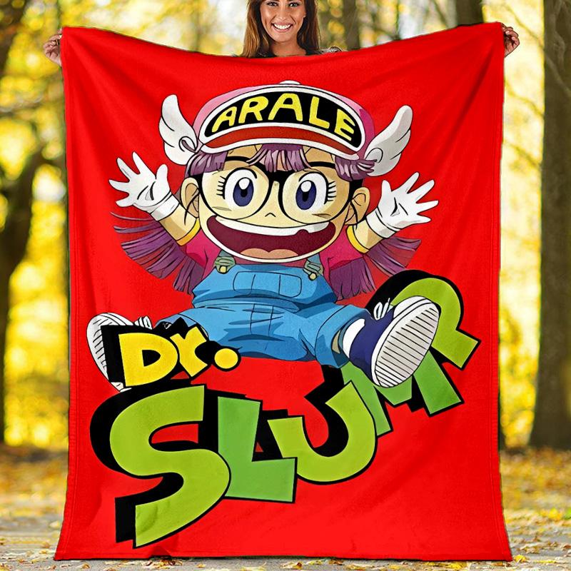 Arale Norimaki printed throw blanket—lightweight,soft,warm;versatile blanket for all seasons—perfect as &air-conditioning throw,nap blanket
