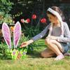 Easter Bunny Ear Butt Decoration Outdoor Yard Lawn Patio Pathway Spring Rabbit Ears Butt Garden Stake Ornament