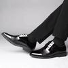 Lace Up Oxfords Shoes Social Shoe Male Business Men's Formal Official Leather Casual Elegant and Classic Footwear Gentleman Suit