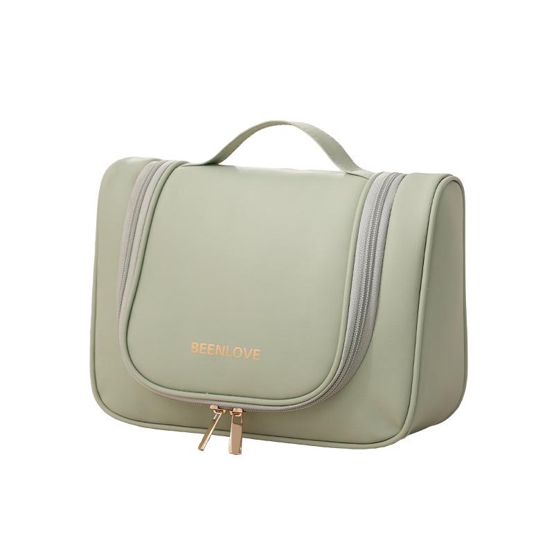 Runhui Nais Waterproof Hanging Toiletry & Makeup Bag - Large Capacity Travel Essential. светло-зеленый
