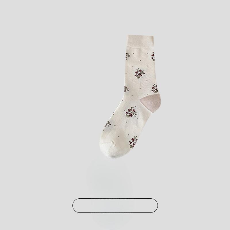 Female Autumn and Winter Anti Pilling Sweat Absorption Deodorant In The Tube Stack Socks