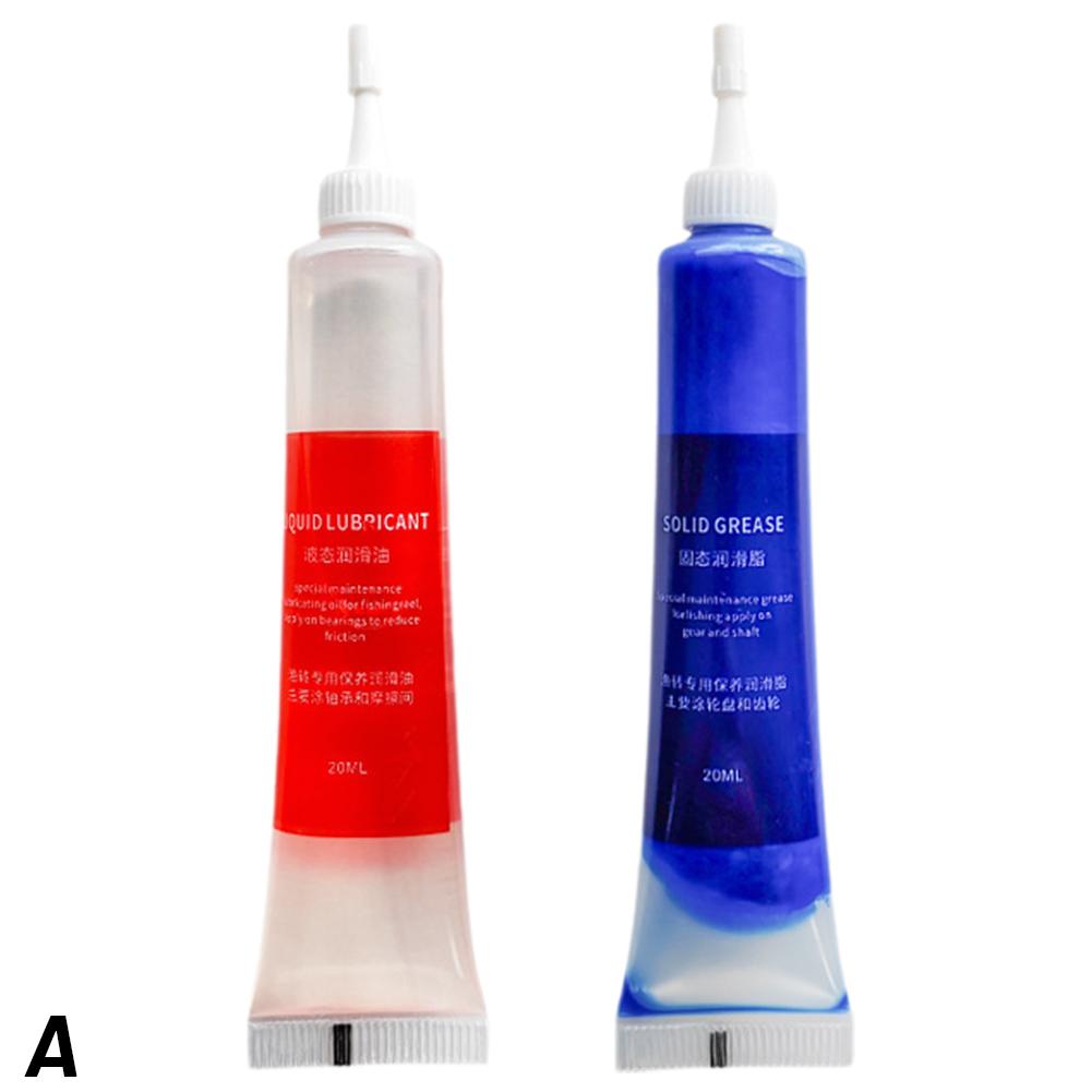 Protective Grease (20ml) + Lubricant Oil For Fishing Reel Bearing Maintenance Oil Fishing Tool (20ml)