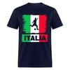 Italia Distressed Country Flag - Soccer Italy Italian Pride Mens T-shirt