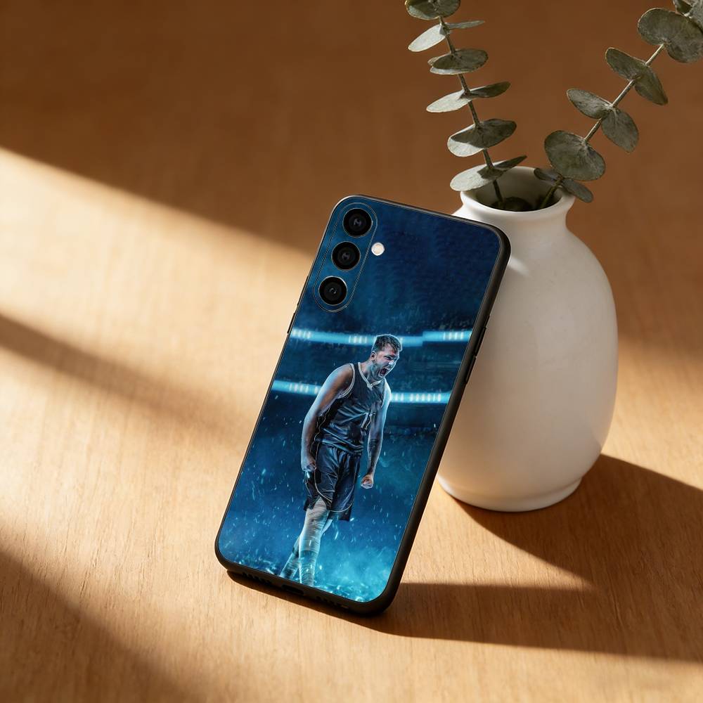 

Basketball L-Luka Doncic 77 Phone Case For Samsung Galaxy A91,80,73,72 ,71,53,52,32 ,31,22,21s,20,Soft Black Case Samsung a22 5g