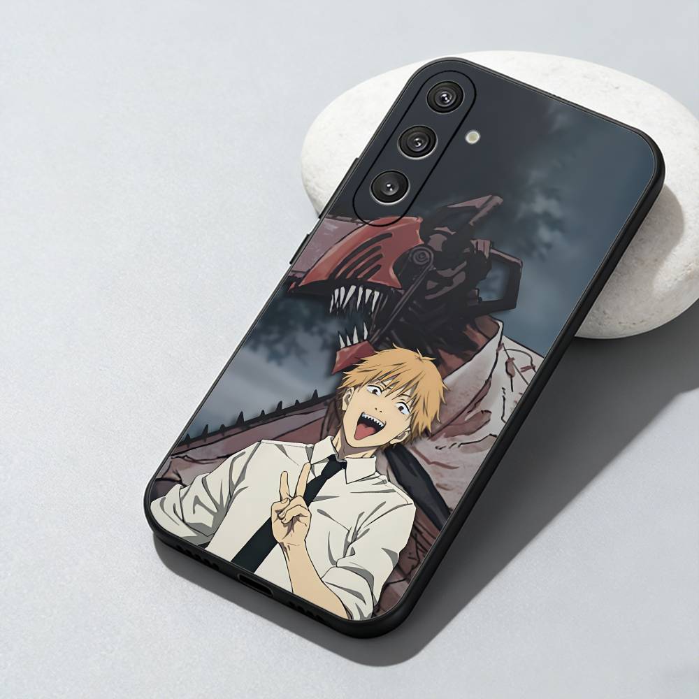 D-Denji C-Chainsaw Man  Phone Case For Samsung Galaxy A73,A72,A71,A70,A52,A51 Others Soft Black Cover