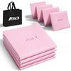 AYO Folding Yoga 6mm with Yoga Mat Bag Perfect for and Pink Mat, Thick, Lightweight, Popular, Portable, Compact, (17361cm), Stretching, Fitness,