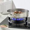 Titanium Zinc Zinc Alloy Hammered Texture Frying Pan Fast Heating Steak Skillet Non-stick Pot  Fried Eggs