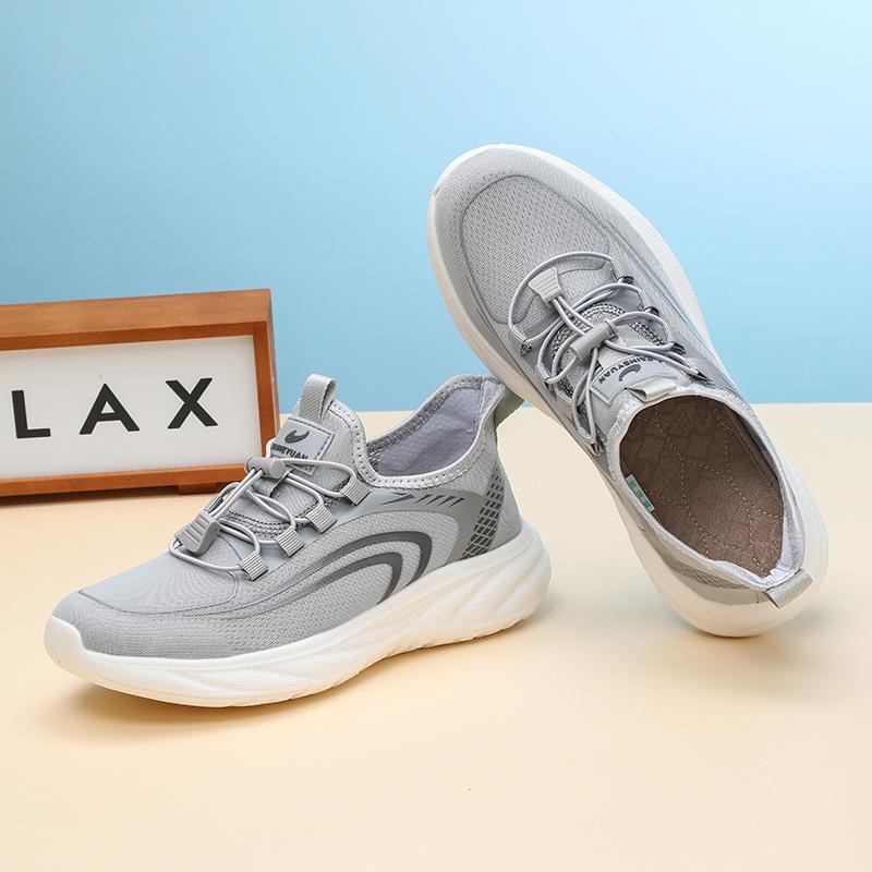 Taheyuan Men's and Women's Summer New Style Flyknit Breathable, Lightweight, Comfortable, Anti slip, and Comfortable Couple's Casual Sports Shoes