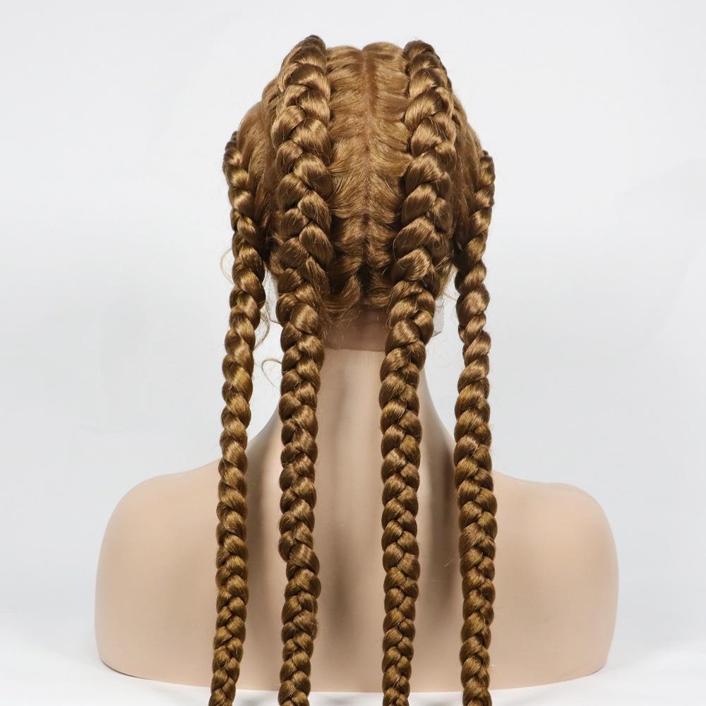 Lace Wig Hair Wig Female Long Hair Chemical Fiber Headgear Braid Wig Braid S